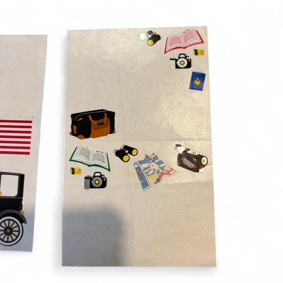 Vintage Mrs. Grossman Misc. Scrapbook Sticker Lot Travel Birthday Auto - Picture 4 of 11